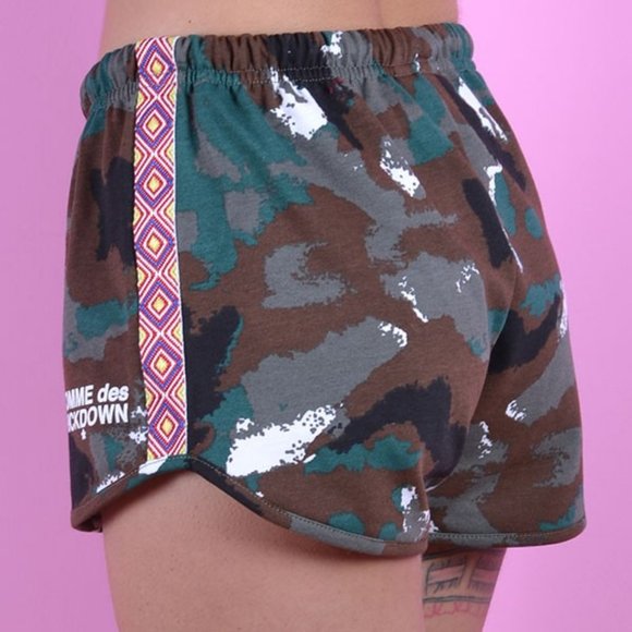 NWT Comme Des Fuckdown Shorts Camo shorts Italian Medium (small) - Picture 2 of 3